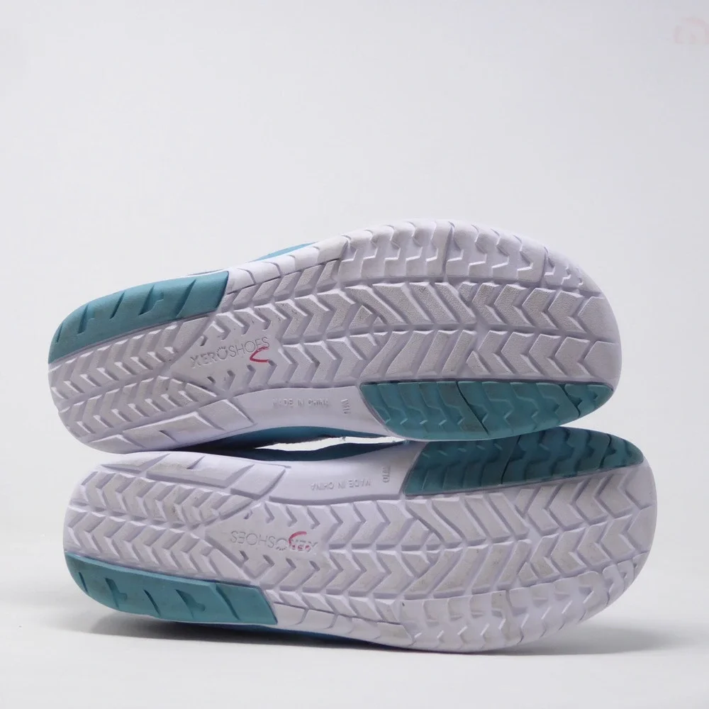 Xero Shoes Womens Zelen Barefoot Running Shoes Blue White Size 10